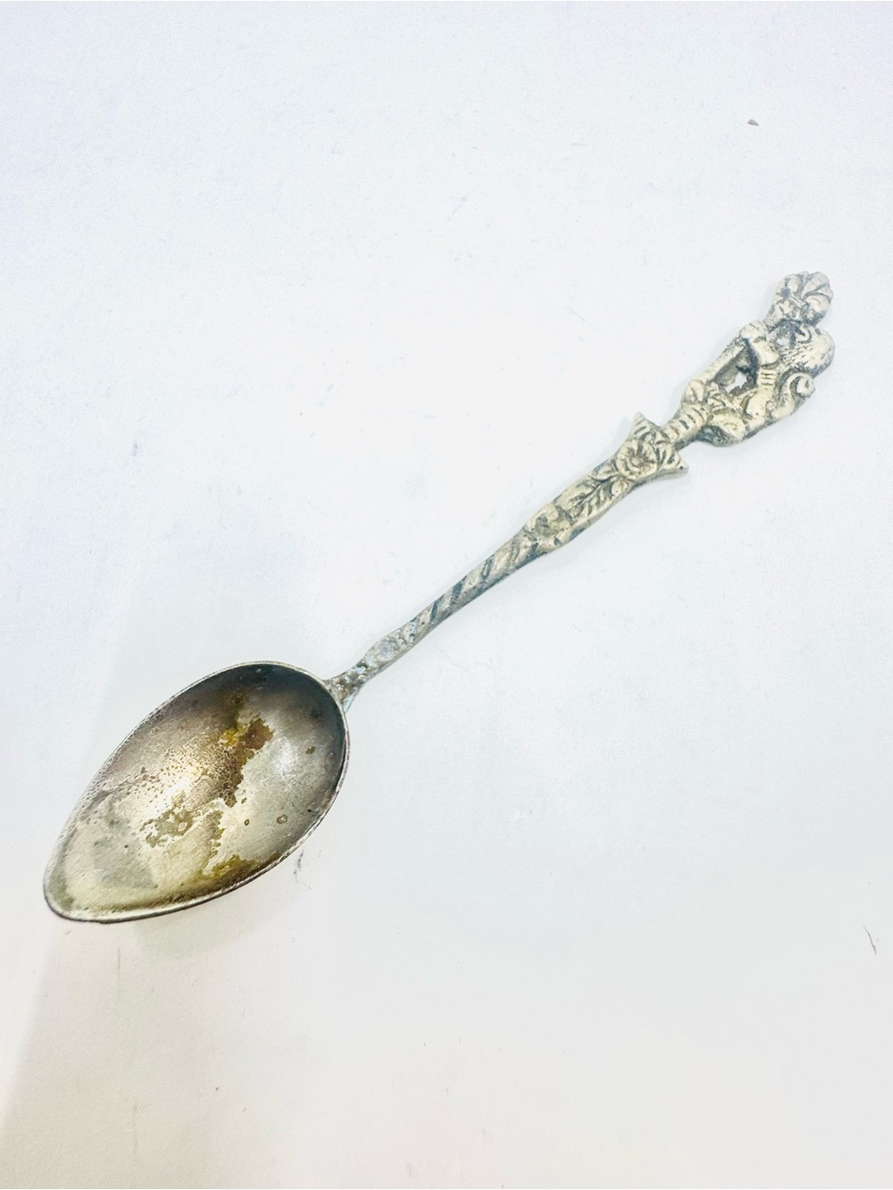 Antique Ornate Silve Decorative Spoon